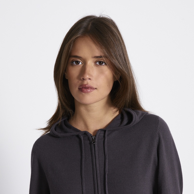 Knit zip hoodie "Jennifer"